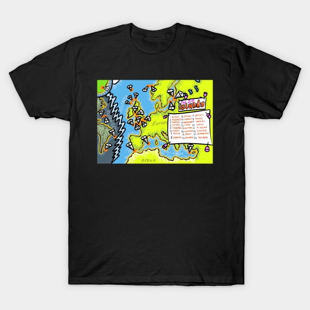 The islands T-Shirt by stephenignacio